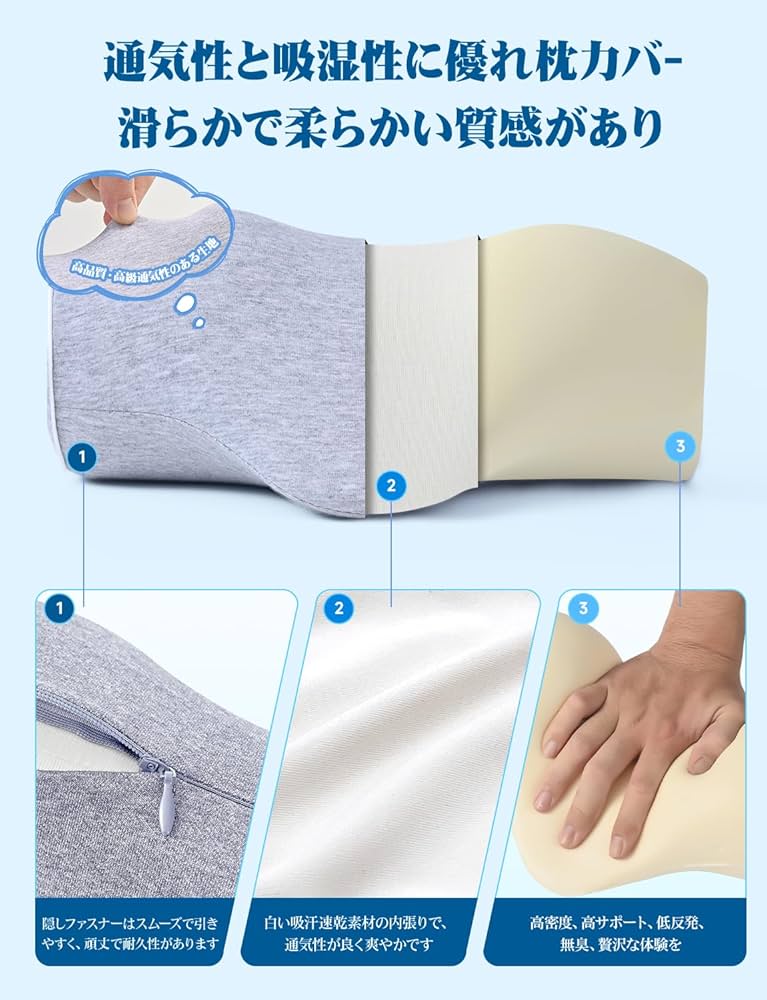 首の快適なメモリーフォーム枕、首と肩なストレートネック低反発枕, 安眠枕 楽天市場】＼スーパーセール半額／【楽天1位 理学療法士推奨】枕